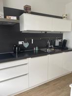 Aanrechtblad & Achterwand, Huis en Inrichting, Keuken | Complete keukens, Ophalen, Overige kleuren, Hout, Enkelwandige keuken