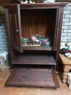 Nieuwe massier houten TV-kast met inschuifbare deuren en, Ophalen, Nieuw, 50 tot 75 cm, 100 tot 150 cm