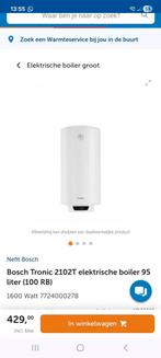 Boiler Bosch Tronic 2102T, 100 liter,, Ophalen, 100 liter of meer, Boiler, Minder dan 3 jaar oud