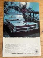 Pontiac 1967 originele advertentie vintage, Ophalen of Verzenden, Gelezen, Overige merken