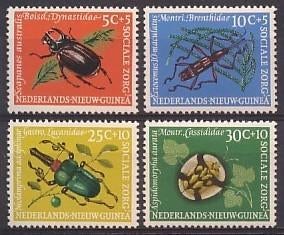 Ned Nieuw Guinea 69/72 ongebruikt Kevers 1961, Verzenden, Postfris, Nieuw-Guinea