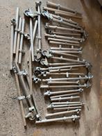 partij steigerbuizen en koppelingen totaal 33,7mm €100,00, Ophalen, Overige materialen, Overige typen, Minder dan 2 meter