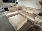 bank te koop (nog geen 2 jaar oud), Ophalen, 250 tot 300 cm, Hoekbank, Zo goed als nieuw