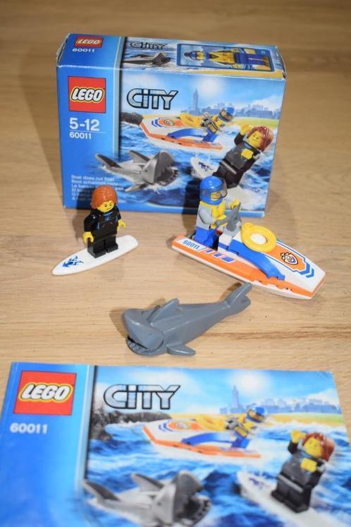 LEGO City Surfer Redding - 60011 COMPLEET, Kinderen en Baby's, Speelgoed | Duplo en Lego, Gebruikt, Lego, Complete set, Ophalen of Verzenden