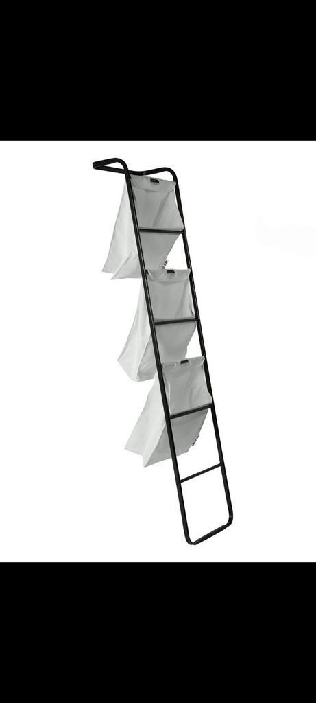Wasmand ladder Airbrush met extra wasmand NIEUW, Huis en Inrichting, Woonaccessoires | Kapstokken, Zo goed als nieuw, Minder dan 100 cm