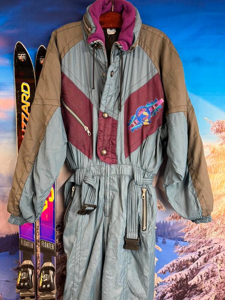 Vintage Fout Skipak van Rodeo maat 52 - 54 / L, Kleding | Heren, Wintersportkleding, Zo goed als nieuw, Pak, Maat 52/54 (L), Ophalen of Verzenden