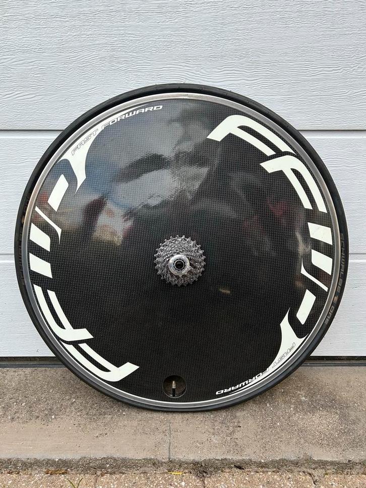 FFWD Carbon Achterwiel + Scram Cassette, Fietsen en Brommers, Fietsen | Racefietsen, Zo goed als nieuw, Overige merken, Meer dan 20 versnellingen