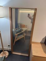 Spiegel Nissedal wit geglazuurd eikeneffect, Huis en Inrichting, Woonaccessoires | Spiegels, Ophalen, Minder dan 50 cm, Zo goed als nieuw