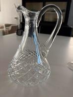 Kristallen Waterkan met Diamantpatroon, Antiek en Kunst, Antiek | Glas en Kristal, Ophalen of Verzenden