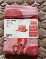 Ikea Rörande roze flamingo dekbedovertrek NIEUW, Meisje, Dekbedovertrek, Nieuw, Ophalen of Verzenden