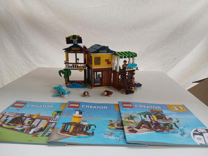 Mooie Lego Creator set Surfer Beach house 31118, Kinderen en Baby's, Speelgoed | Duplo en Lego, Ophalen of Verzenden