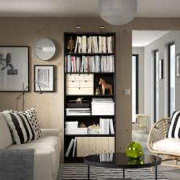 Zwarte IKEA Billy kast - afbeelding 3
