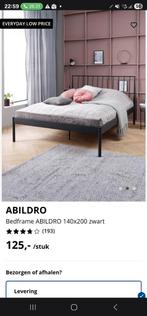 Bed frame zgan jysk, Ophalen of Verzenden, Zo goed als nieuw, Eenpersoons, Hout