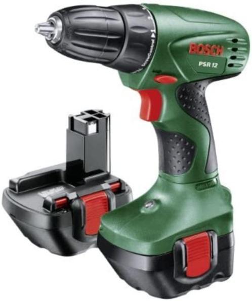 Bosch PSR 12 accu-boormachine"Easy" + 2 accu's en oplader, Doe-het-zelf en Verbouw, Gereedschap | Boormachines, Nieuw, Boormachine