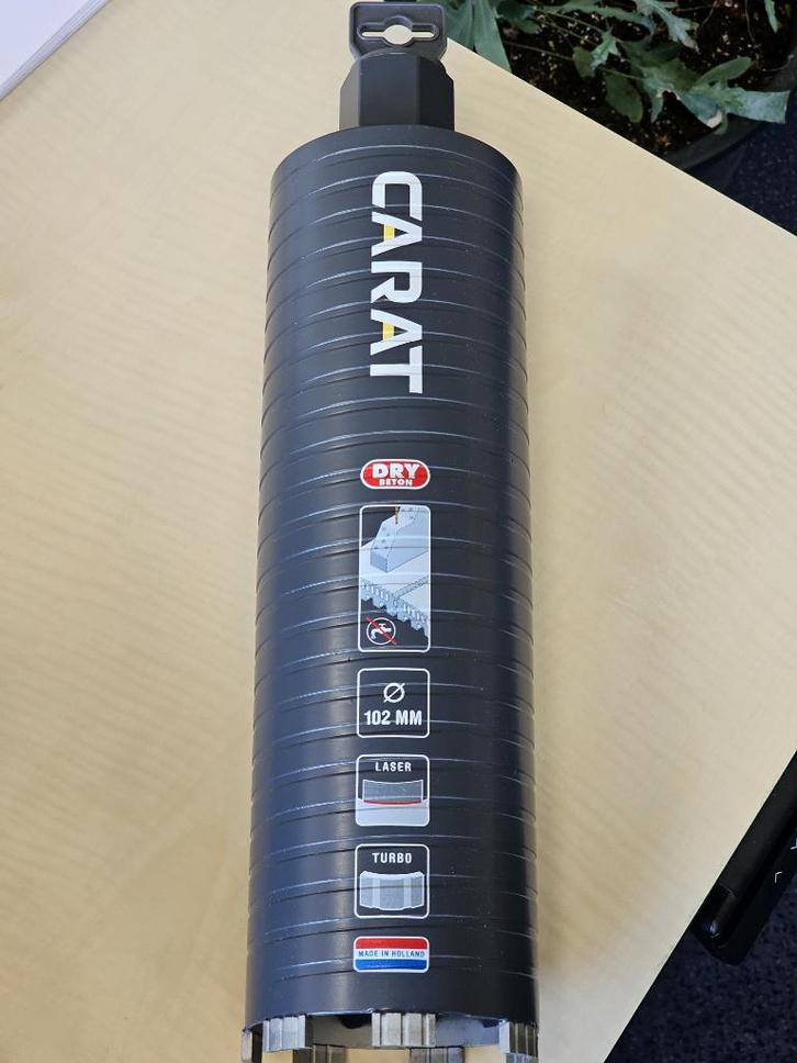 Carat Laser Diamantboor Dry Beton Ø102MM, Doe-het-zelf en Verbouw, Gereedschap | Machine-onderdelen en Toebehoren, Nieuw, Ophalen of Verzenden
