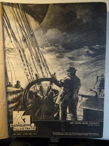 Oude gebonden boeken van "Katholieke Ilustratie" beschikbaar voor biedingen