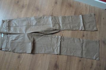 bruine puleren broek/tregging maat S beschikbaar voor biedingen