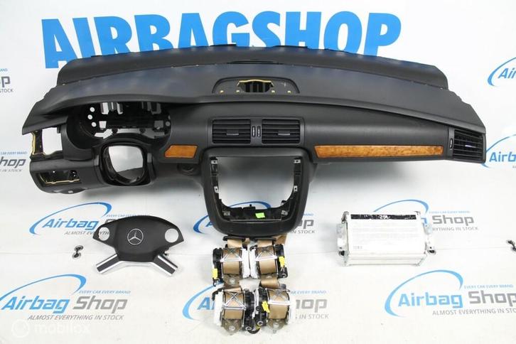 Airbag set - Dashboard Mercedes R klasse W251 facelift (2010, Auto-onderdelen, Dashboard en Schakelaars
