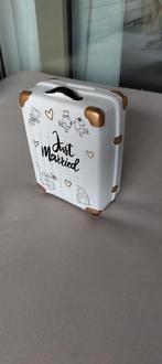 Witte Just-Married spaarpot, Ophalen, Nieuw, Steen, Aardewerk of Keramiek, Dier