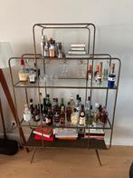 Vintage-look Bar Cabinet, Ophalen, Zo goed als nieuw, Minder dan 150 cm, Metaal