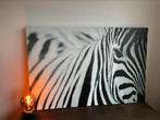 Canvas zebra van de IKEA, Foto of Poster, Gebruikt, 100 tot 125 cm, Ophalen