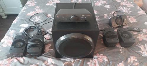 Logitech Z-906 5.1 Surround Sound Systeem, Audio, Tv en Foto, Home Cinema-sets, Gebruikt, Overige spelers, 5.1-systeem, 70 watt of meer