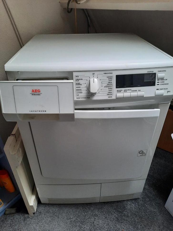 AEG Droger met Uitschuiflade, Witgoed en Apparatuur, Wasdrogers, Luchtafvoer, Ophalen of Verzenden