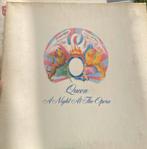 Queen lp a night at the opera, Cd's en Dvd's, Vinyl | Rock, Ophalen of Verzenden, Gebruikt, Poprock