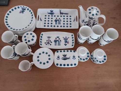 FIGGJO FLINT MENU NORWAY., Antiek en Kunst, Antiek | Servies los, Ophalen