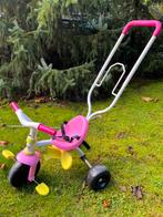 Smoby driewieler met duwstang,voetsteunen stuurvergrendeling, Fietsen en Brommers, Ophalen, Zo goed als nieuw, Duwstang