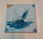 Tegel zeilboot, Antiek en Kunst, Ophalen of Verzenden