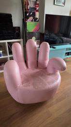 Roze hand stoel/vingerstoel, Ophalen, Zo goed als nieuw, 75 tot 100 cm, 50 tot 75 cm