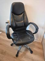 Zwarte Bureaustoel - Gebruikt, Huis en Inrichting, Bureaustoelen, Ophalen, Gebruikt, Zwart, Bureaustoel