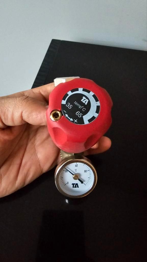 thermostatische circulatieklep,  TA-Therm ZERO,, Doe-het-zelf en Verbouw, Verwarming en Radiatoren, Zo goed als nieuw, Minder dan 30 cm