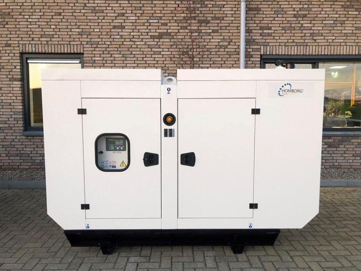 Perkins 50 kVA Silent generatorset New ! (bj 2023), Zakelijke goederen, Machines en Bouw | Aggregaten, Ophalen of Verzenden