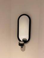Wandkandelaar, Huis en Inrichting, Woonaccessoires | Kandelaars en Kaarsen, Ophalen, Zwart, Zo goed als nieuw, Metaal