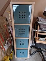 Kallax 4 vakken incl bakken, Huis en Inrichting, Kasten | Lockerkasten, Ophalen, Zo goed als nieuw