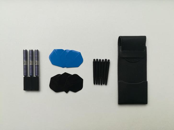 Nieuwe dartpijlen 20 gram zilver/blauw, Sport en Fitness, Darts, Nieuw, Pijlen, Ophalen of Verzenden