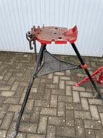 Ridgid werkbank + pijpensteun, Inklapbaar, Gebruikt, Ophalen