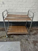 Vintage rol kar barcart serveerwagen, Ophalen of Verzenden