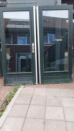 Dubbele openslaande deuren tuindeuren 88x201, Doe-het-zelf en Verbouw, Ophalen, 120 cm of meer, 200 tot 215 cm, Glas