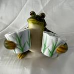 Vintage Groene Kikker Zout- & Peperstel – L. Dake & Zn., Ophalen of Verzenden, Zo goed als nieuw