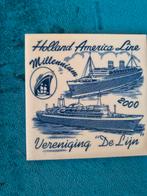 Tegel Holland America Line Millennium 2000 Ver. de Lijn, Ophalen of Verzenden, Zo goed als nieuw