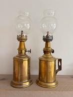 2 Antieke Pigeon Olielampjes, Antiek en Kunst, Antiek | Lampen, Ophalen