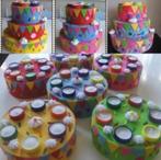 Taart Vilt Feest Verjaardag Versiering Juf, Ophalen of Verzenden, Nieuw