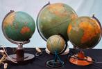 3 Vintage Rath SVH Glazen globe aardglobe wereldbol verlicht, Ophalen of Verzenden