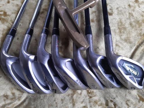 Golfset, bestaande uit verschillende merken. 345679PS Putter, Sport en Fitness, Golf, Gebruikt, Set, Overige merken, Ophalen of Verzenden