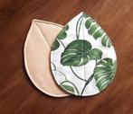Pannenonderzetters - Bladvorm 2 stuks - monstera print/geel, Verzenden, Nieuw, Pot of Pan