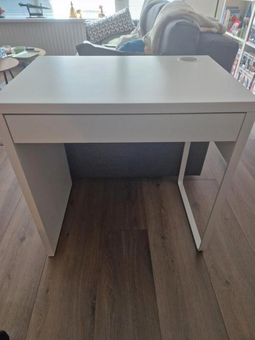 Wit Bureau / Make-up Tafel met Lade, Huis en Inrichting, Bureaus, Zo goed als nieuw, Bureau, Ophalen