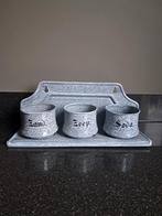 Mooi grijsgewolkt BK zand zeep en soda rekje., Antiek en Kunst, Ophalen of Verzenden